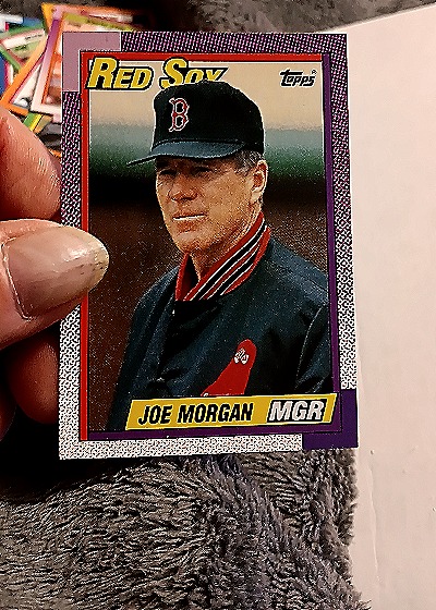 1990 Topps #321 Joe Morgan MGR Boston Red Sox — front