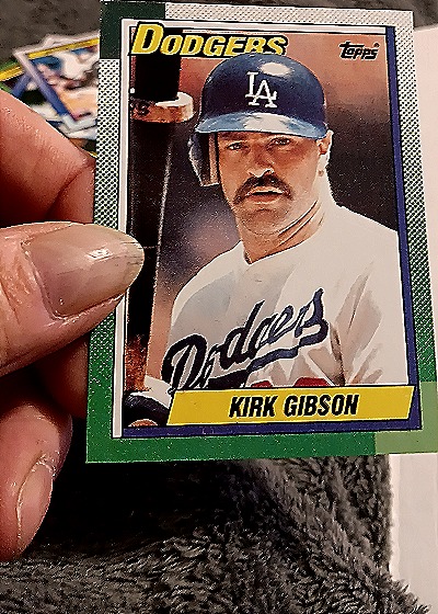 1990 Topps #150 Kirk Gibson — front