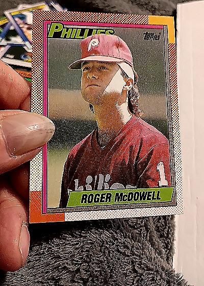 1990 Topps #625 Roger McDowell — front