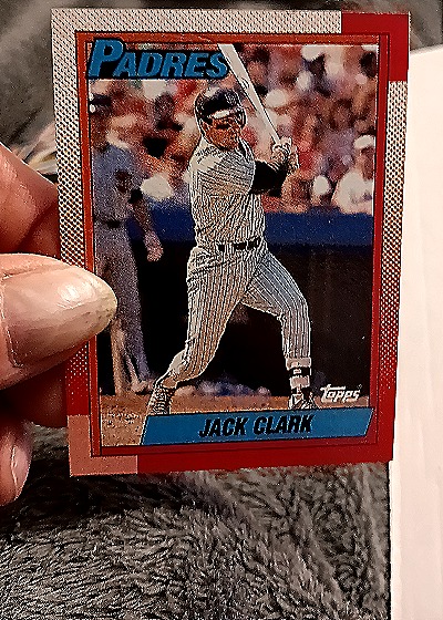 1990 Topps #537 Jack Clark — front