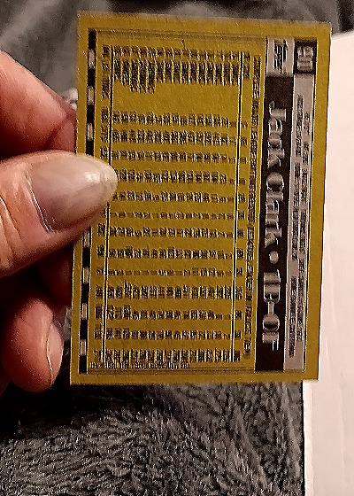 1990 Topps #537 Jack Clark — back