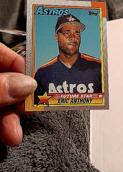 1990 Topps #608 Eric Anthony — front