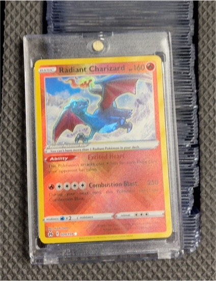 2023 Pokemon TCG Crown Zenith Radiant Charizard #020 — front