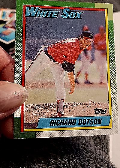 1990 Topps #169 Richard Dotson — front