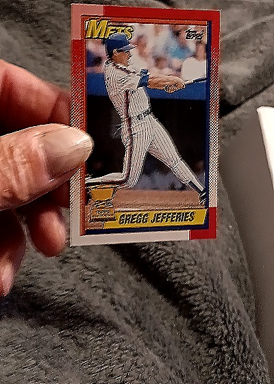1990 Topps #457 Gregg Jefferies — front
