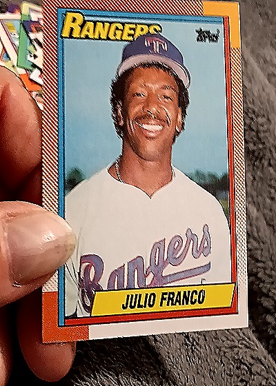 1990 Topps #550 Julio Franco — front