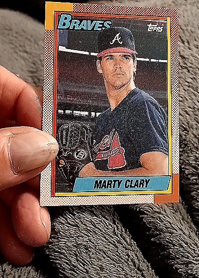 1990 Topps #304 Marty Clary — front