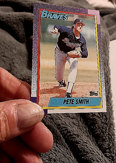 1990 Topps #638 Pete Smith — front