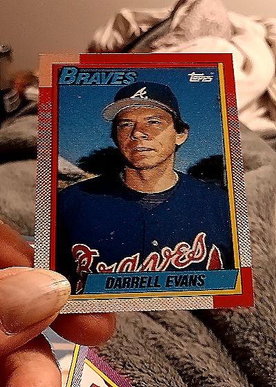1990 Topps #55 Darrell Evans — front