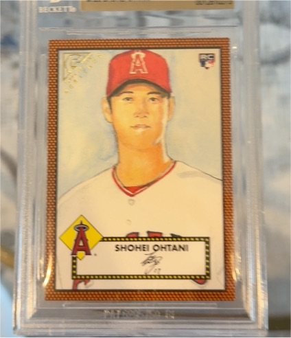 2018 Topps Gallery Heritage #H-26 Shohei Ohtani Rookie Card — front