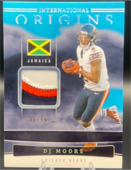 2025 Panini Origins International Origins #33 DJ Moore — front