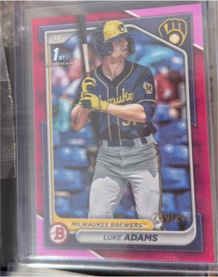 2024 Bowman #BP-50 Luke Adams — front