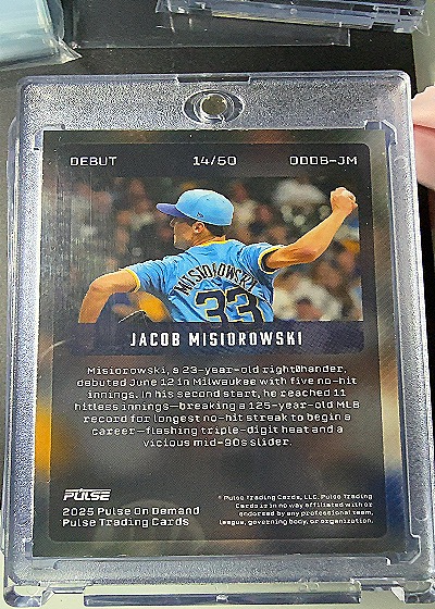 2025 Pulse On Demand #32 Jacob Misiorowski — back