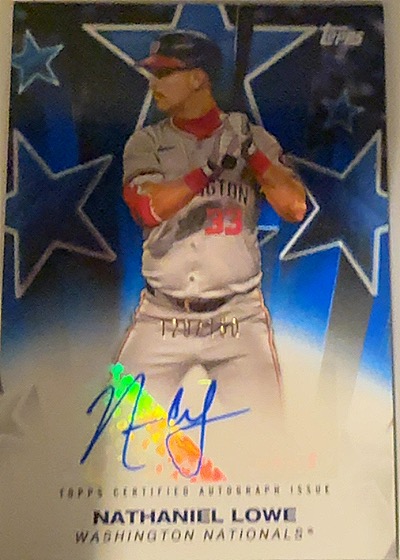 2025 Topps Series 2 Baseball Stars Autographs #BSA2-NL Nathaniel Lowe — front
