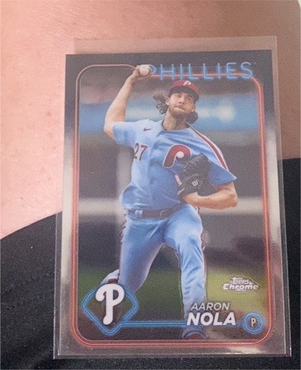 2024 Topps Chrome #262 Aaron Nola — front