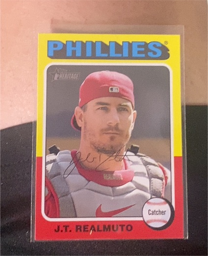 2024 Topps Heritage #159 J.T. Realmuto — front