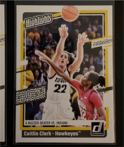 2024 Panini Donruss Highlights #H6 Caitlin Clark — front