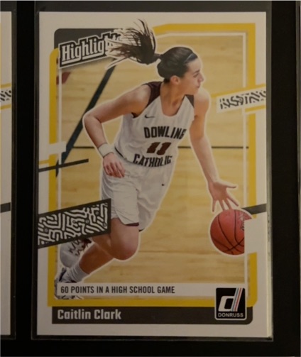 2024 Panini Caitlin Clark Collection Highlights #H3 Caitlin Clark — front
