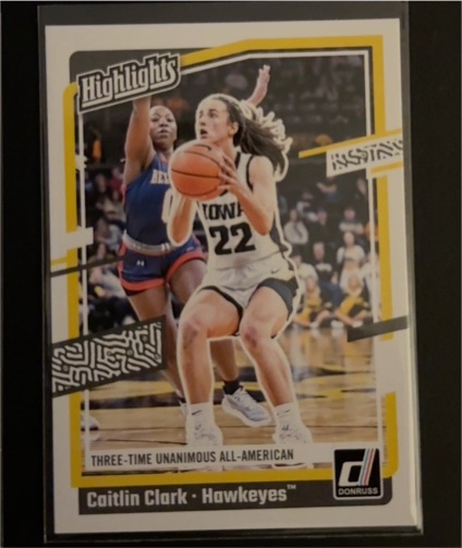 2024 Panini Caitlin Clark Collection Highlights #H12 Caitlin Clark — front