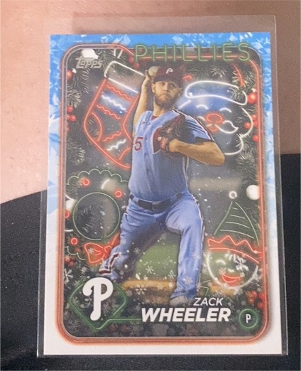 2024 Topps Holiday #H6 Zack Wheeler — front