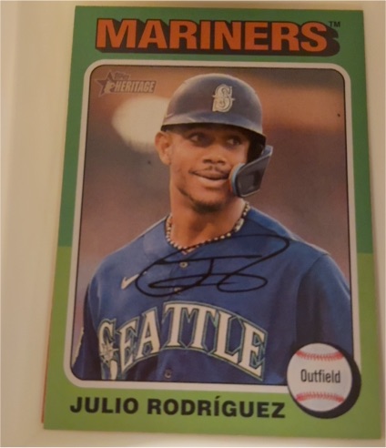 2024 Topps Heritage #286 Julio Rodríguez — front