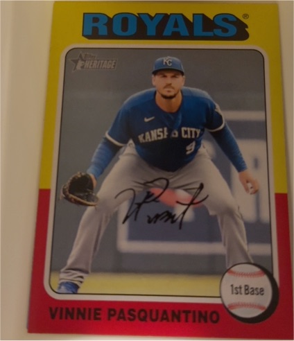 2024 Topps Heritage #365 Vinnie Pasquantino — front
