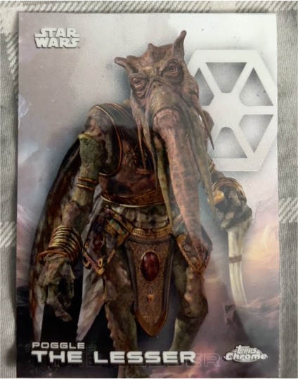 2025 Topps Chrome Star Wars #146 Poggle the Lesser — front