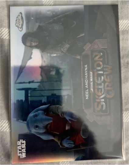 2025 Topps Chrome Star Wars #SC-12 Neel and Hayna Skeleton Crew — front