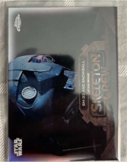 2025 Topps Chrome Star Wars #SC-7 SM-33 and Snowball Skeleton Crew — front
