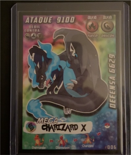 2020 Peruvian Pokémon Pokédex Edition #006 Mega Charizard X — front