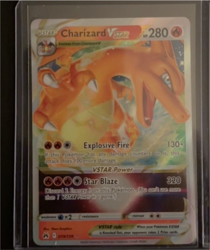 2023 Pokémon TCG Crown Zenith #019 Charizard VSTAR — front