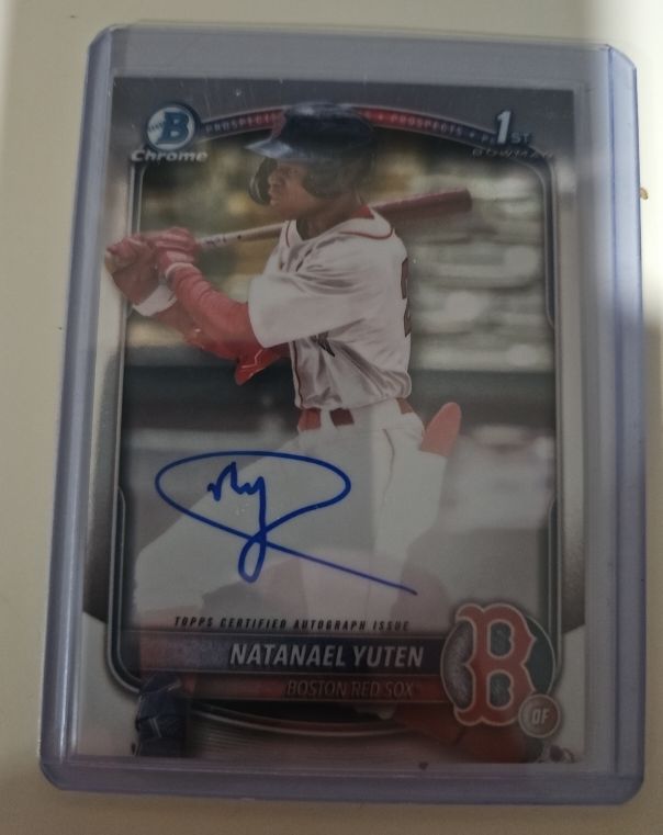 2025 Bowman Chrome #CPA-NY Natanael Yuten — front