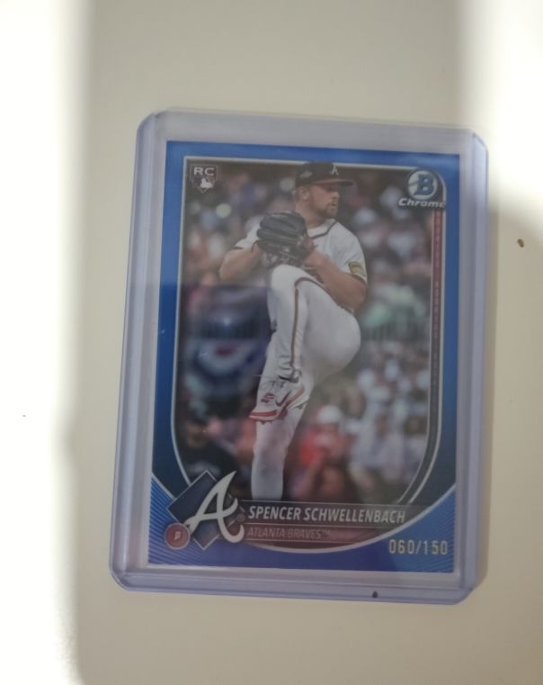 2025 Bowman Chrome #60 Spencer Schwellenbach — front
