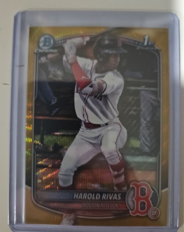 2025 Bowman Chrome #BCP-216 Harold Rivas — front