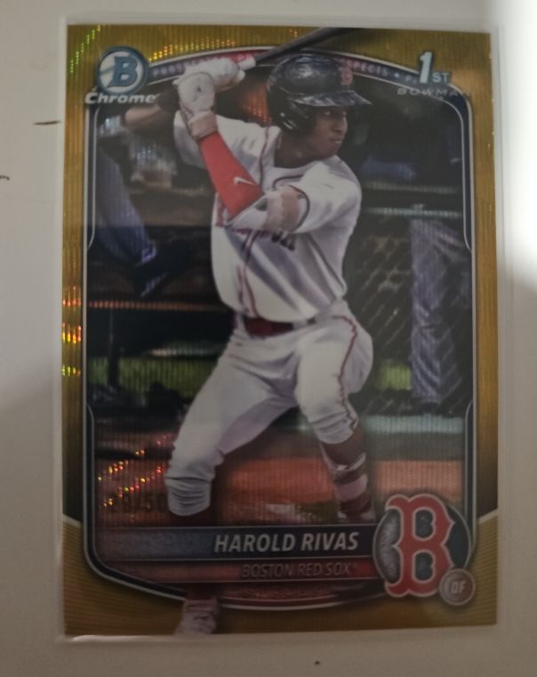 2025 Bowman Chrome #BCP-216 Harold Rivas — front