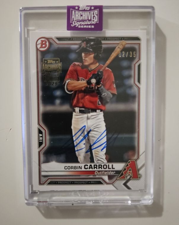2021 Bowman Prospects #BP-142 Corbin Carroll — front