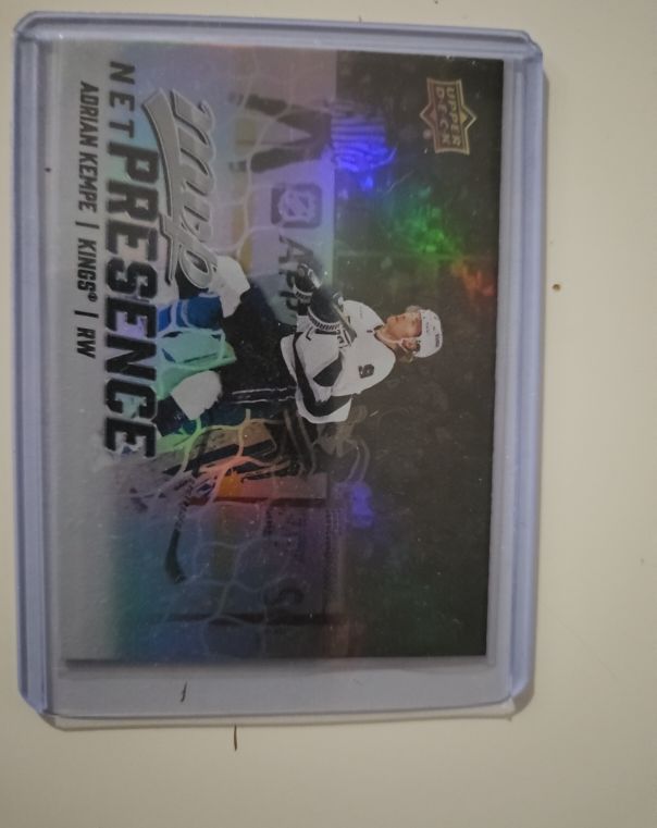 2024-25 Upper Deck MVP Net Presence #NP-1 Adrian Kempe — front