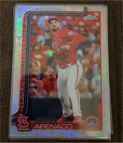 2025 Topps Chrome #14 Nolan Arenado — front