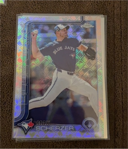 2025 Topps Chrome #260 Max Scherzer — front