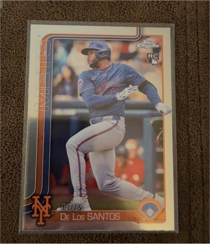 2025 Topps Chrome #74 Luis De Los Santos — front