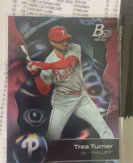 2023 Bowman Platinum Trea Turner — front