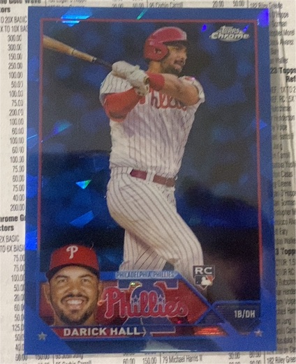 2023 Topps Chrome Sapphire Edition #209 Darick Hall — front