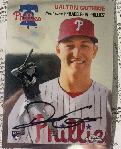 2023 Topps Chrome Platinum Anniversary #117 Dalton Guthrie — front