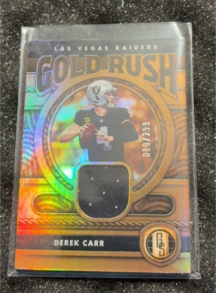 2022 Panini Gold Standard Gold Rush #Derek Carr — front