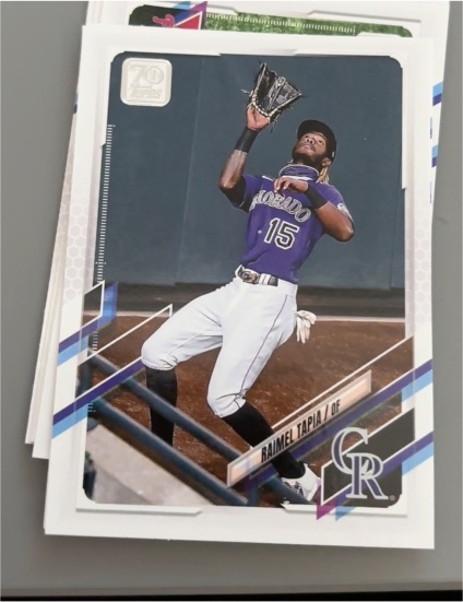 2021 Topps Series 2 #359 Raimel Tapia Colorado Rockies — front