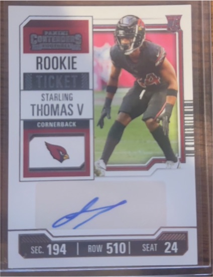 2023 Panini Contenders #214 Starling Thomas V — front