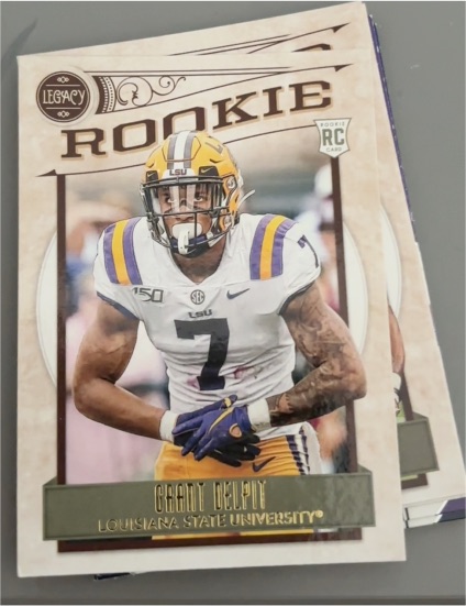 2020 Panini Legacy #162 Grant Delpit Rookie — front