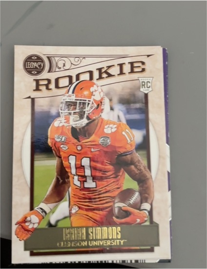 2020 Panini Legacy #161 Isaiah Simmons — front