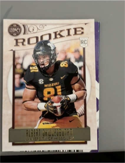 2020 Panini Legacy #178 Albert Okwuegbunam — front