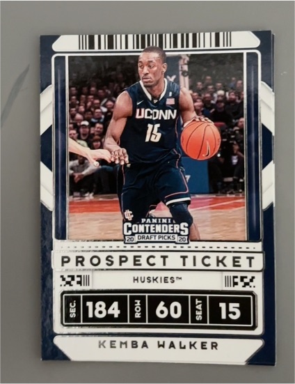 2020 Panini Contenders Draft Picks #9 Kemba Walker — front